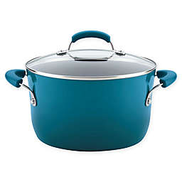 Rachael Ray™ Classic Brights 6 qt. Nonstick Covered Stock Pot
