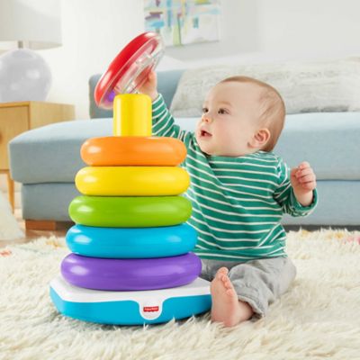 fisher price stacking rings light up