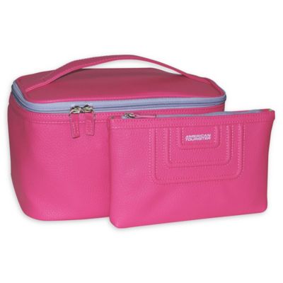 american tourister cosmetic train case