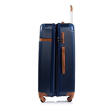 CHAMPS Vintage 2-Piece Hardside Expandable Spinner Luggage Set in Navy. View a larger version of this product image.