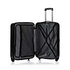 Alternate image 3 for CHAMPS Iconic 3-Piece Hardside Expandable Spinner Luggage Set in Black