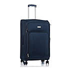Alternate image 1 for CHAMPS Travelers 3-Piece Softside Spinner Luggage Set in Navy