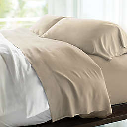 Cariloha® Resort 400-Thread-Count Viscose Made From Bamboo King Sheet Set in Stone