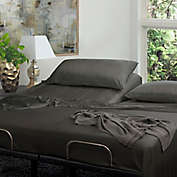 Cariloha&reg; Resort 400-Thread-Count Viscose Made From Bamboo Split King Sheet Set in Grey