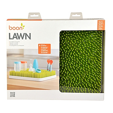 Boon Lawn Countertop Drying Rack in Green. View a larger version of this product image.