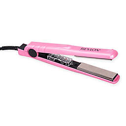 Revlon® Salon Straight Sleek and Shine 1-Inch Titanium Straightener in Pink