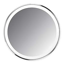 simplehuman® Sensor Mirror Compact in White/Stainless Steel