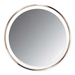 simplehuman&reg; Sensor Mirror Compact in Rose Gold/Stainless Steel