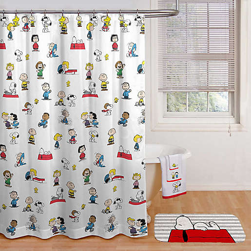 Peanuts™ Shower Curtain | Bed Bath & Beyond