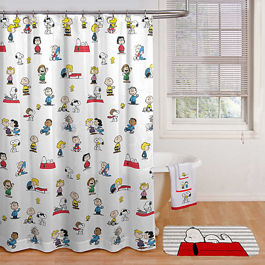 Peanuts Shower Curtain Bed Bath, Extra Long Shower Curtain Bed Bath And Beyond Uk