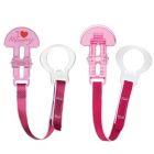 Alternate image 0 for MAM Love & Affection I Love Mommy Paci Clip with Leash Set in Pink