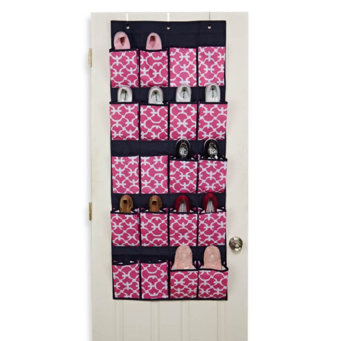 The Macbeth Collection 20Pocket Shoe Organizer in Pink Scout Bed Bath & Beyond