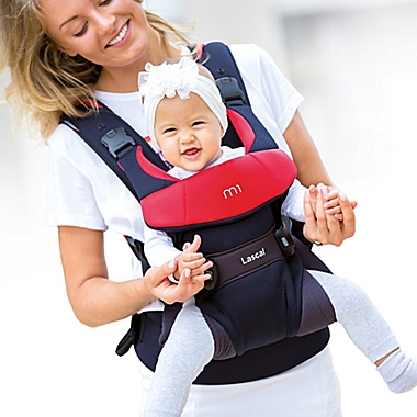 Lascal&reg; m1&trade; Multi-Position Baby Carrier in Red. View a larger version of this product image.