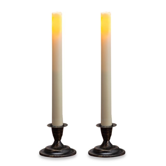Buy Candle Impressions® 2Pack Flameless Taper Candles from Bed Bath