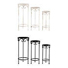 Alternate image 7 for Pure Garden Nesting Round Plant Stands in Black (Set of 3)