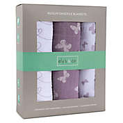 Ely&#39;s &amp; Co.&reg; 3-Pack Cotton Muslin Swaddle Blankets in Lavender
