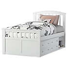 Alternate image 0 for Hillsdale Furniture Charlie Captain&#39;s Bed with Storage Unit in White