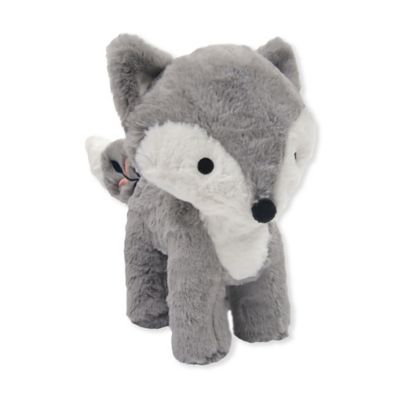 grey fox stuffed animal