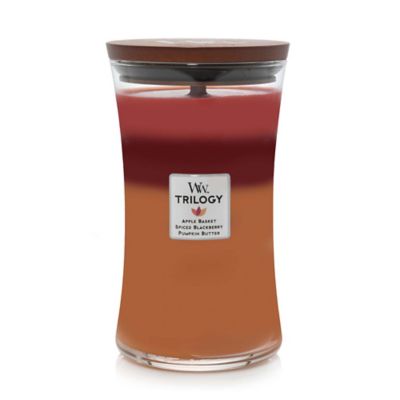 WoodWick&reg; Trilogy Autumn Harvest 21.5 oz. Hourglass Candle