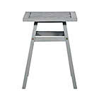 Alternate image 1 for Forest Gate Olive Acacia Outdoor Side End Table in Grey Wash