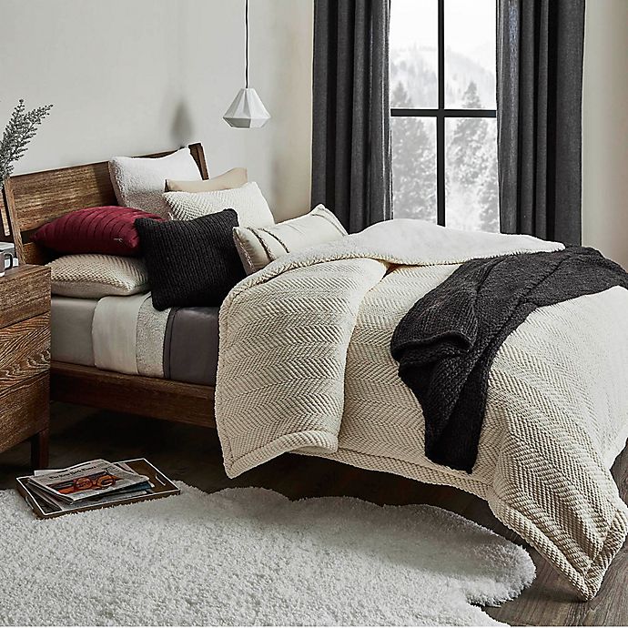 Ugg Brea Reversible Comforter Set, Bed Bath And Beyond Ugg King Comforter Set