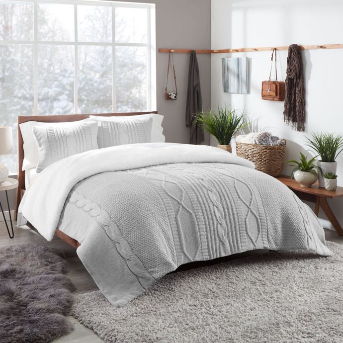 UGG® Sloanne Reversible Comforter Set Bed Bath and Beyond Canada