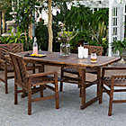 Alternate image 0 for Forest Gate Olive 5-Piece Outdoor Acacia Extendable Table Dining Set in Dark Brown
