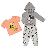 Disney Baby&reg; 3-Piece Mickey and Pluto Multicolor Mix and Match Pant Set