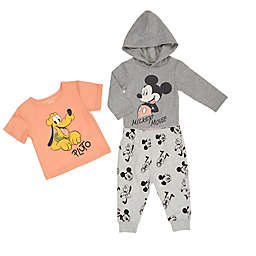 Disney Baby® 3-Piece Mickey and Pluto Multicolor Mix and Match Pant Set