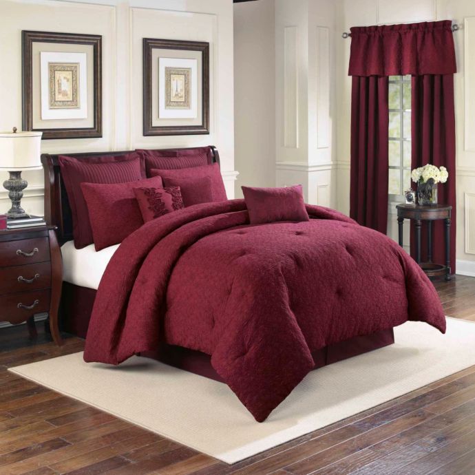 Sonoma 4 Piece Comforter Set In Merlot Bed Bath Beyond