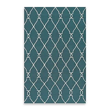 Surya Afton Rug in Turquoise. View a larger version of this product image.