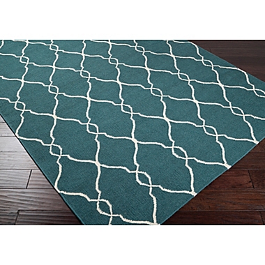 Surya Afton Rug in Turquoise. View a larger version of this product image.