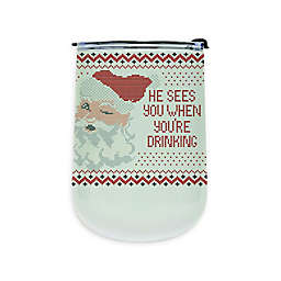 "He Sees You" 18 oz. Insulated Wrap Tumbler with Lid in White