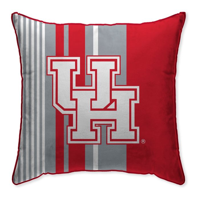 University Of Houston Variegated Stripe Decorative Throw Pillow