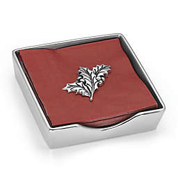 Lennox® Holiday™ Napkin Box with Weight in Nickel/Silver