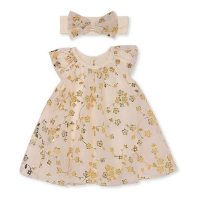 baby dress and headband set