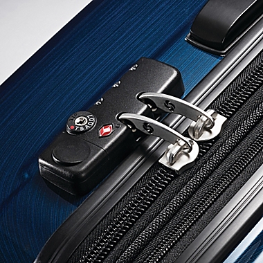 Samsonite&reg; Winfield 2 28-Inch Hardside Spinner Checked Luggage in Deep Blue. View a larger version of this product image.