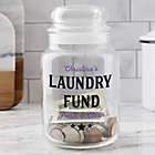 Alternate image 0 for Laundry Fund Personalized Glass Money Jar