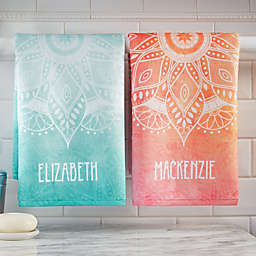 Mandala Personalized Hand Towel