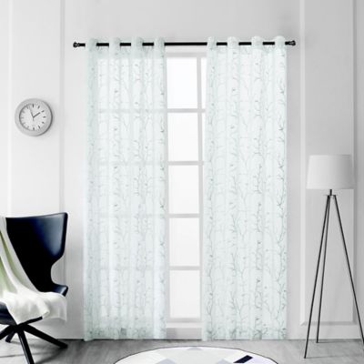 Tess Grommet Sheer Window Curtain Panel (Single)