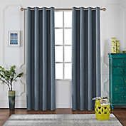 Venus 84-Inch Grommet Room Darkening Window Curtain Panel in Grey (Single)