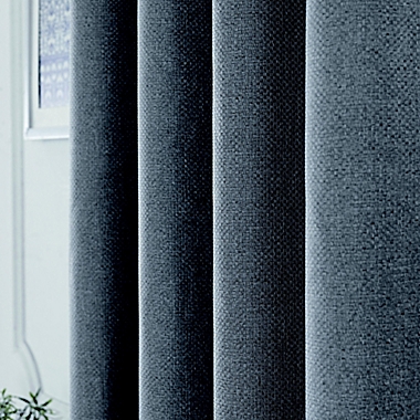 Venus 84-Inch Grommet Room Darkening Window Curtain Panel in Grey (Single). View a larger version of this product image.