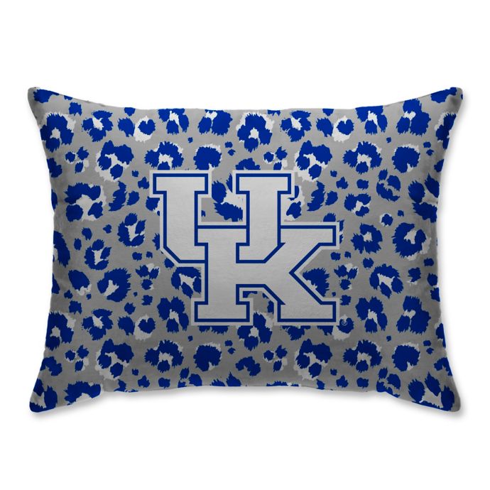 University Of Kentucky Microfiber Leopard Pattern Bed Pillow In