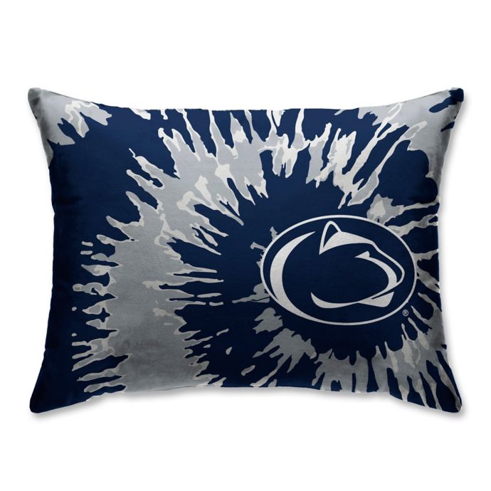 Penn State University Microfiber Tie Dye Bed Pillow In Blue Bed