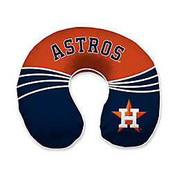 MLB Houston Astros Wave Memory Foam U-Neck Travel Pillow
