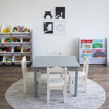 Humble Crew&reg; Bookcase Chair in Grey. View a larger version of this product image.
