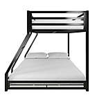 Alternate image 2 for Mason Twin Over Full Metal Bunk Bed in Black