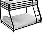 Alternate image 4 for Mason Twin Over Full Metal Bunk Bed in Black