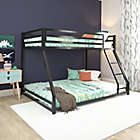 Alternate image 1 for Mason Twin Over Full Metal Bunk Bed in Black