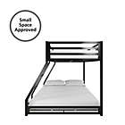 Alternate image 11 for Mason Twin Over Full Metal Bunk Bed in Black